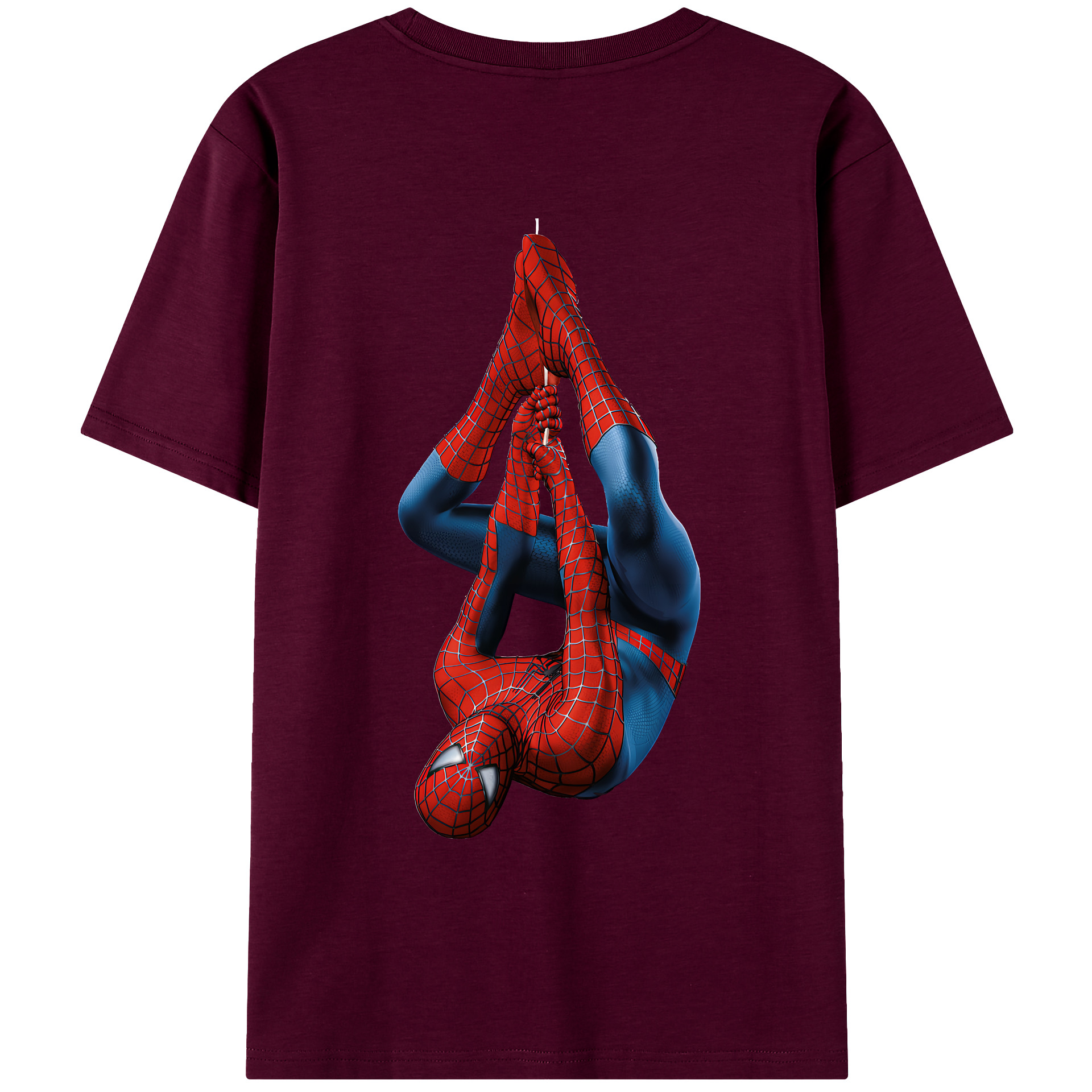 （画像用） Spider Man スパイダーマン レディース半袖Tシャツ(バックプリント)